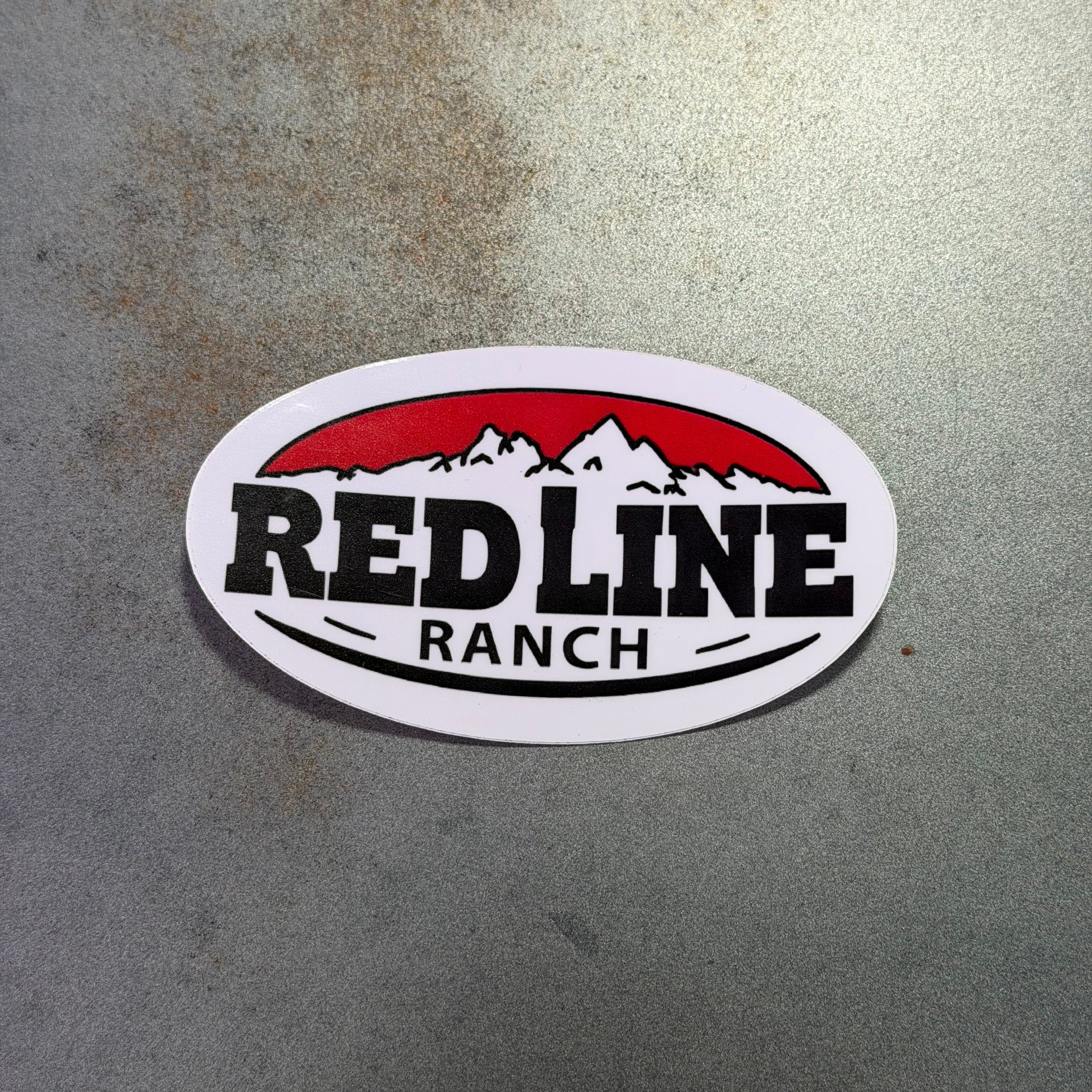 Redline Ranch Mountain Sticker