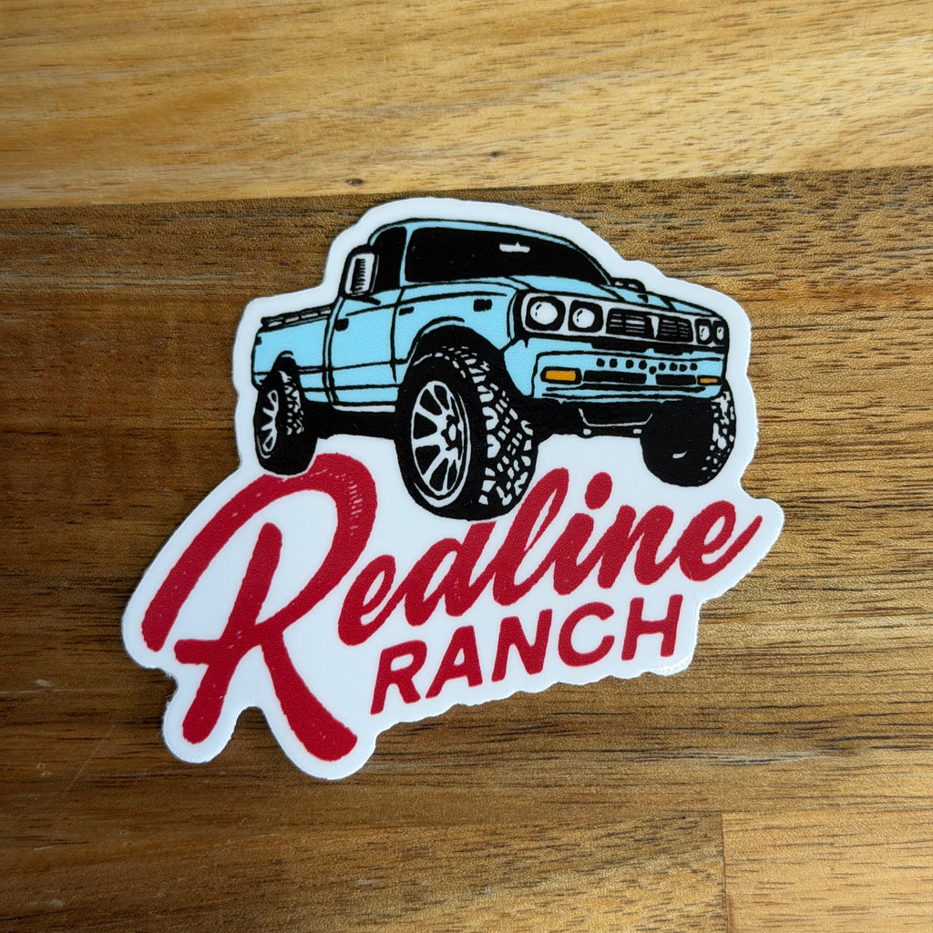 Redline Ranch Hilux Sticker