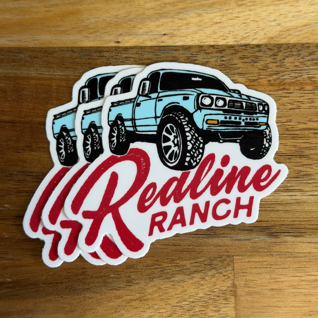 Redline Ranch Hilux Sticker