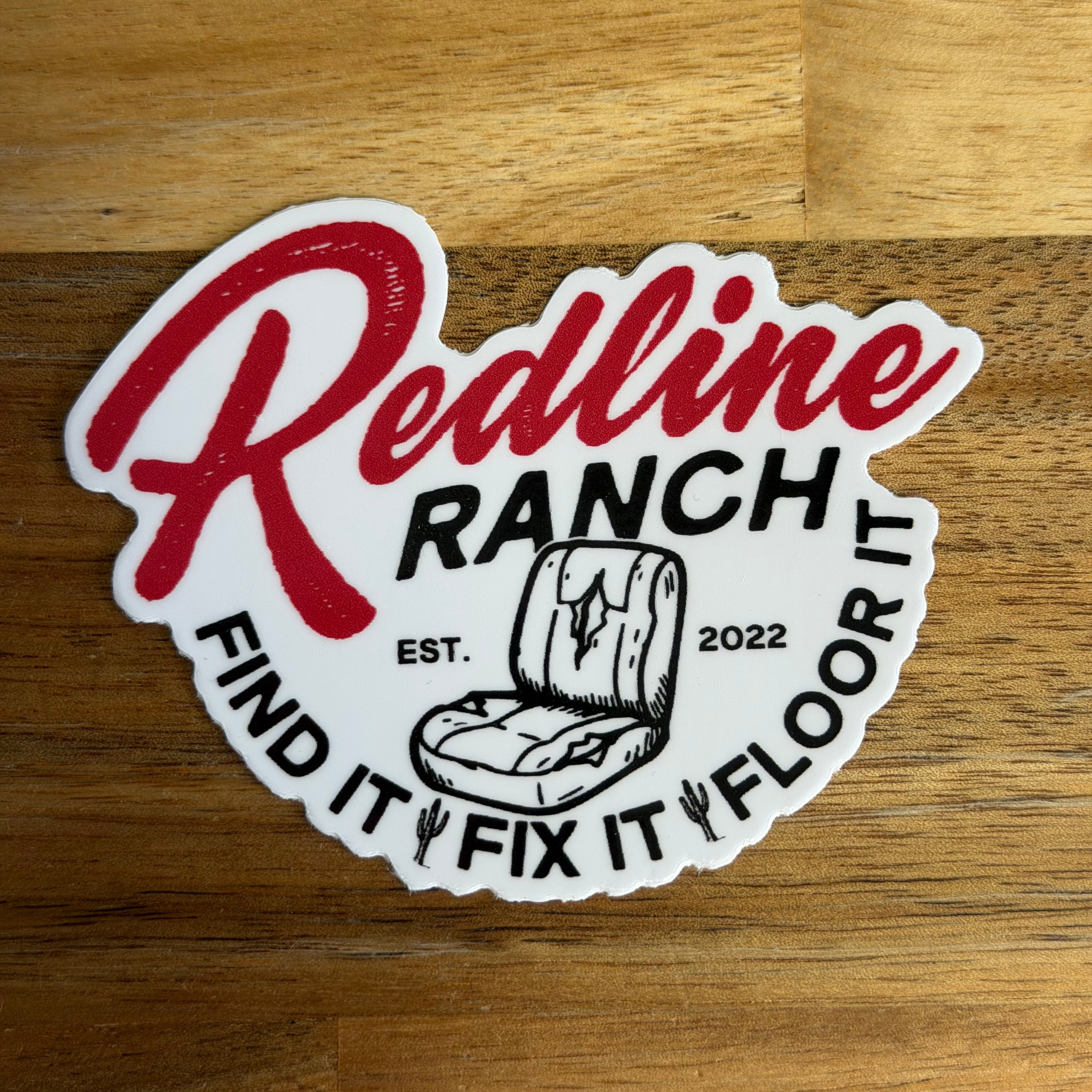 Find It, Fix It, Floor It Sticker