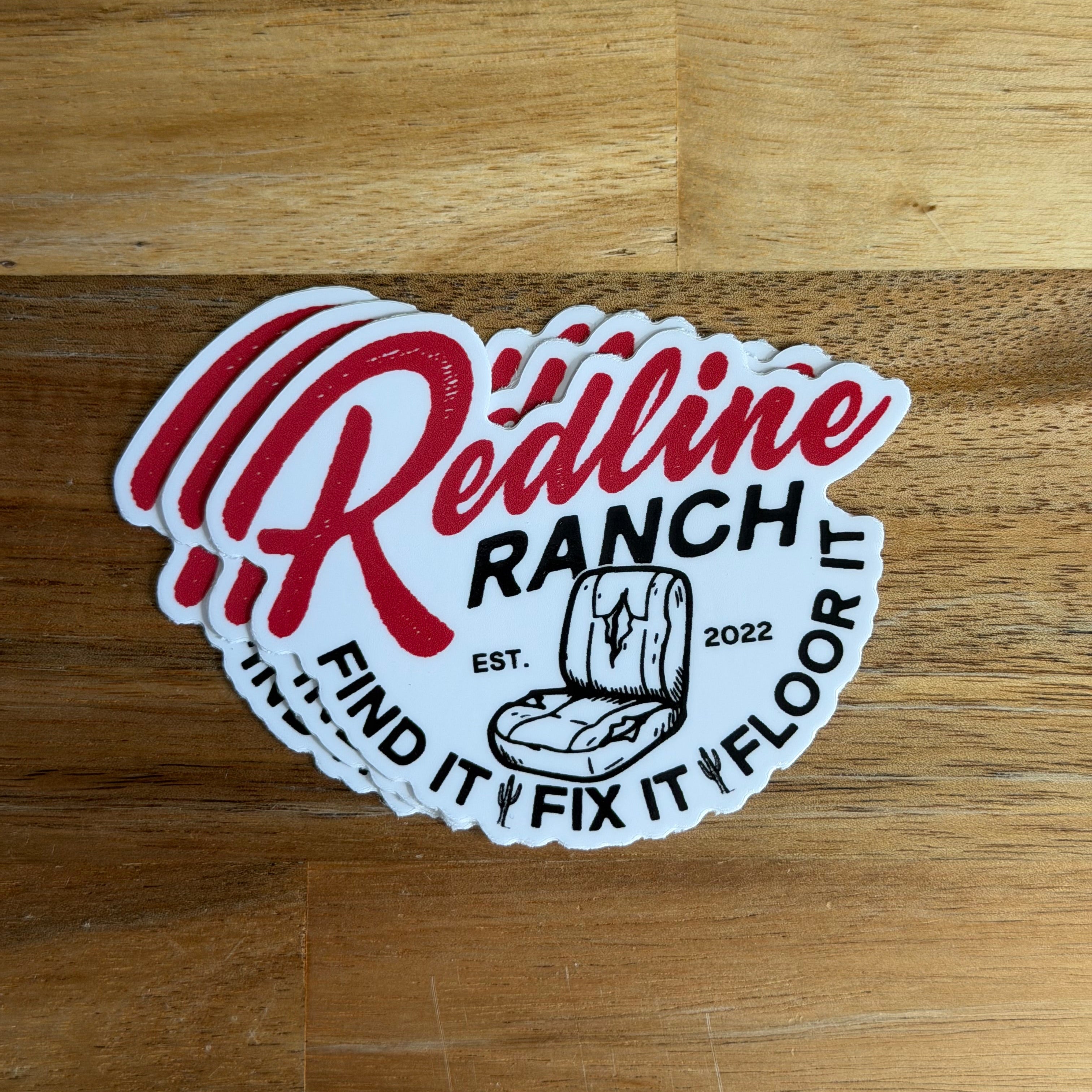 Find It, Fix It, Floor It Sticker